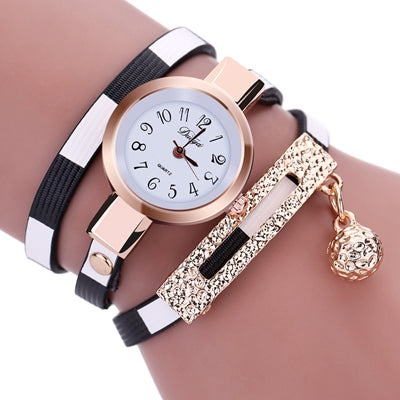 Luxury Leather Bracelet Watch