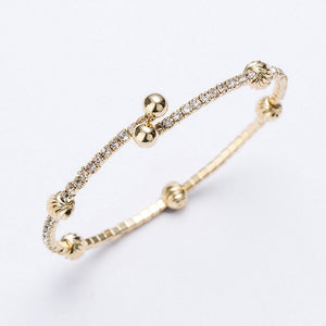 Rhinestone Cuff Bangle for Women