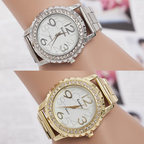 Women's Luxury Rhinestone Quartz Wrist Watch