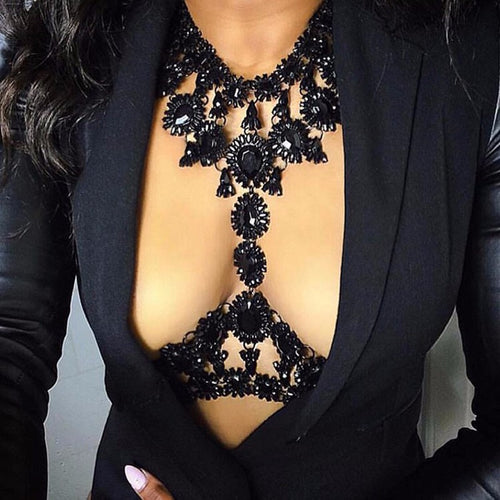 Luxury Long Statement Necklace/Body Chain