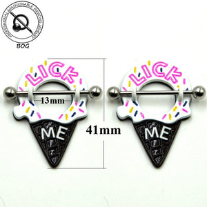 Sexy Lick Me Ice-Cream Nipple Ring